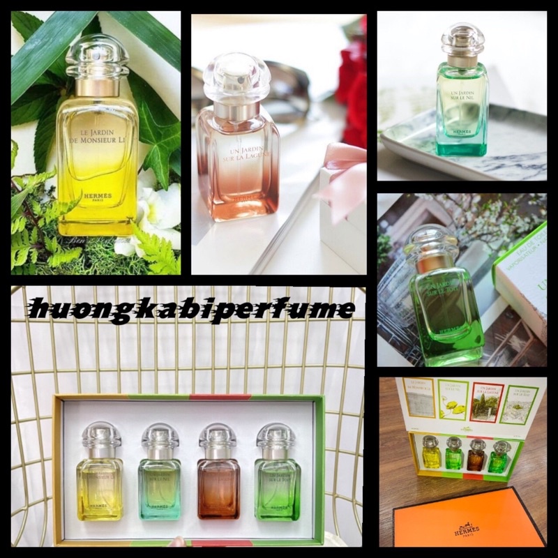 [SIÊU PHẨM] set nước hoa hermes mini 30ml x4  4 mùi cực phẩm có tách lẻ