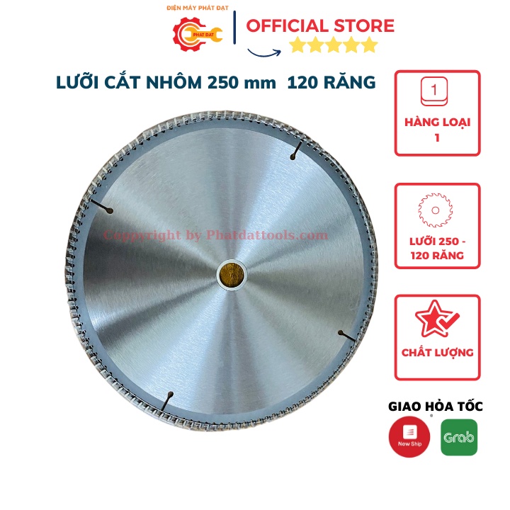 Lưỡi Cắt Nhôm D255 120 Răng Cho Máy Cắt Nhôm Chuyên Để Cắt Nhôm Gỗ Hàng Loại 1