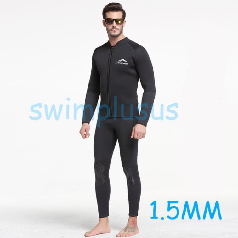 Áo - Quần bơi dài tay giữ nhiệt nam Sbart 1.5MM và 3MM * * | BigBuy360 - bigbuy360.vn