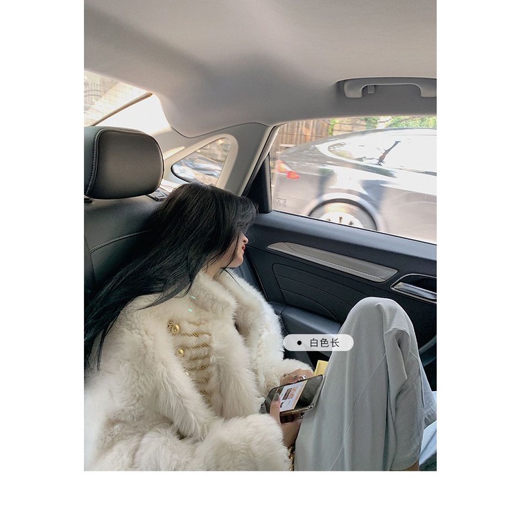 22 Phong Cách Mới!F &amp; X Áo Khoác Cotton Dày Cao Cấp Cổ Đứng Phối Lông Toscana Thời Trang Mùa Đông 2022