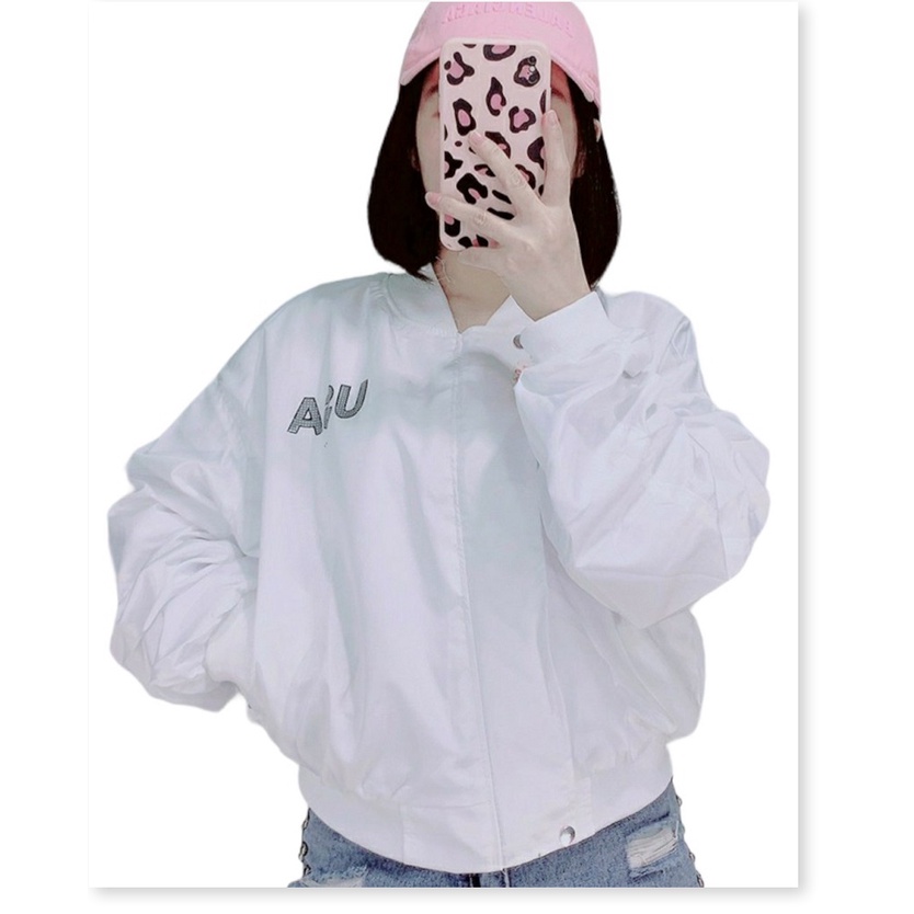 Áo Khoác Bomber Nữ Form Lỡ