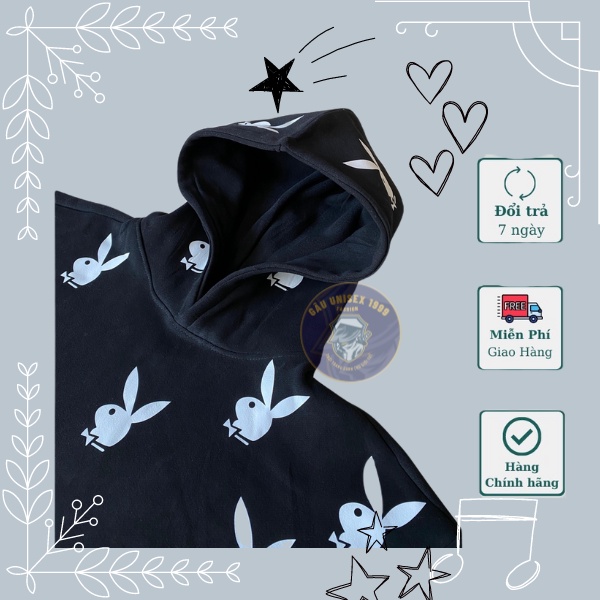 Áo Hoodie Play Boy Con Thỏ - Áo Hoodie Mùa Đông