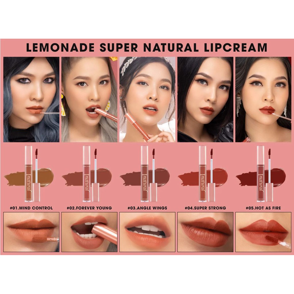 Son kem lì Lemonade Supernatural Matte Lipcream