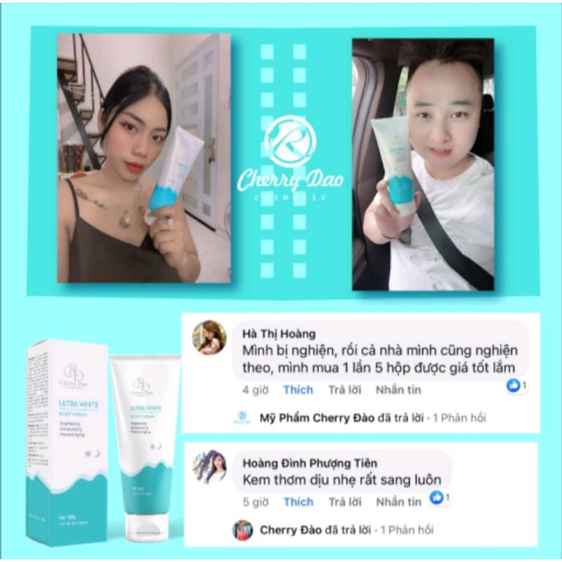 Combo dưỡng trắng body an toàn hiệu quả, dưỡng ẩm crd cherry Đào | BigBuy360 - bigbuy360.vn