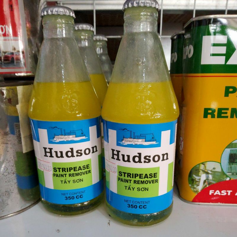 Tẩy sơn chai trên bề mặt kim loại Hudson