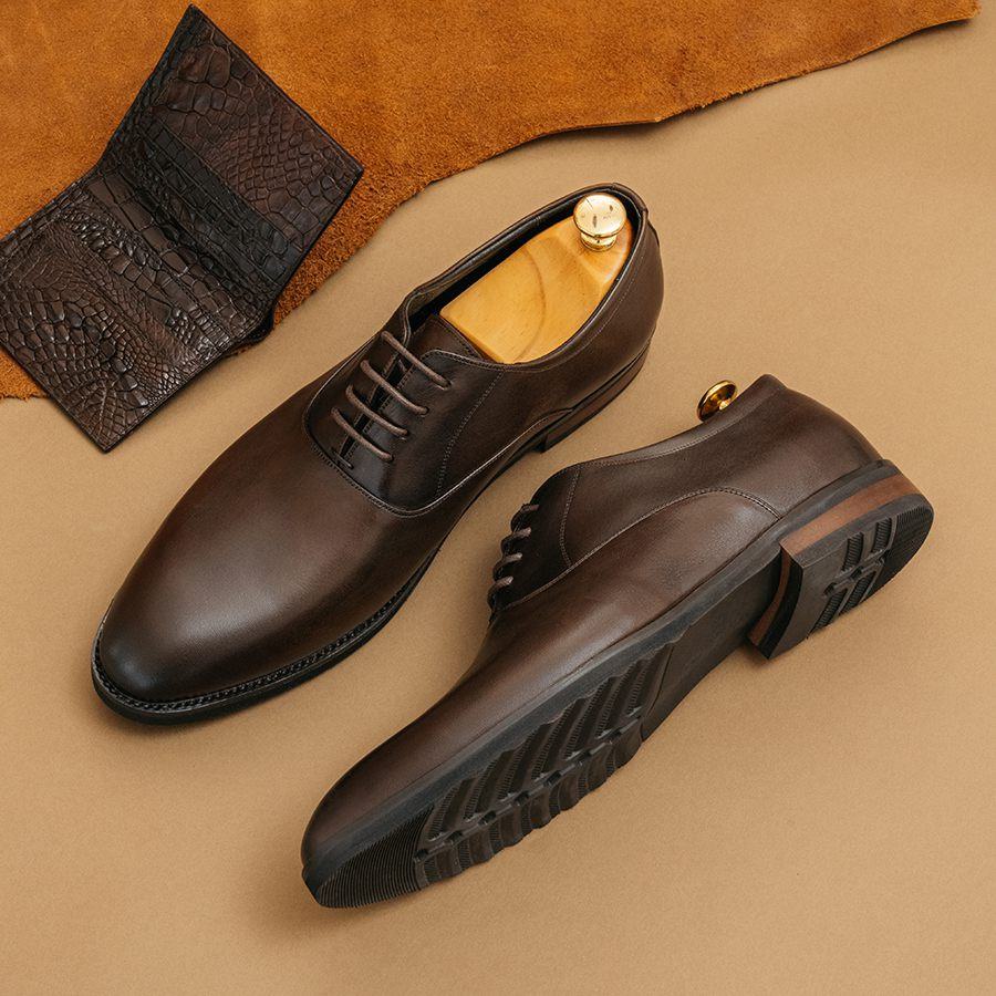 Giày da Oxford nam LAFORCE GNLA135-5-N Tặng Tất Nam Cao Cấp