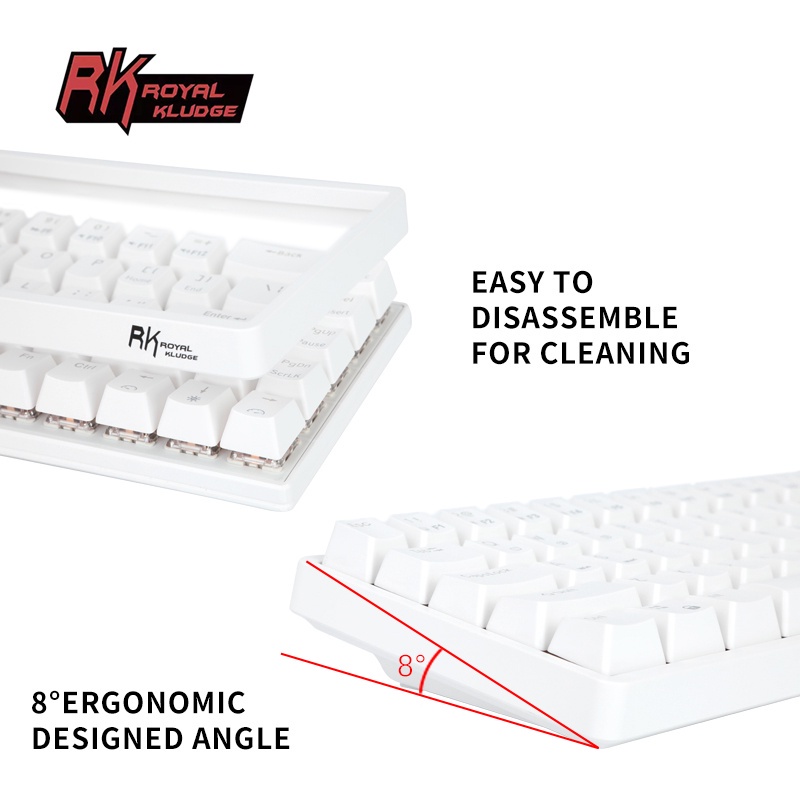 RK837 RKG68 60% RGB RK G68- RK Switch Bàn Phím Cơ Không Dây Kludge