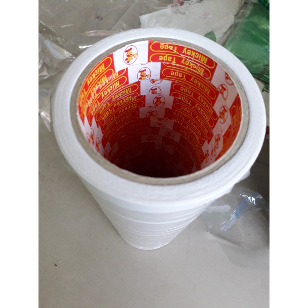 1 cuộn băng dính 2 mặt loại dầy siêu dính