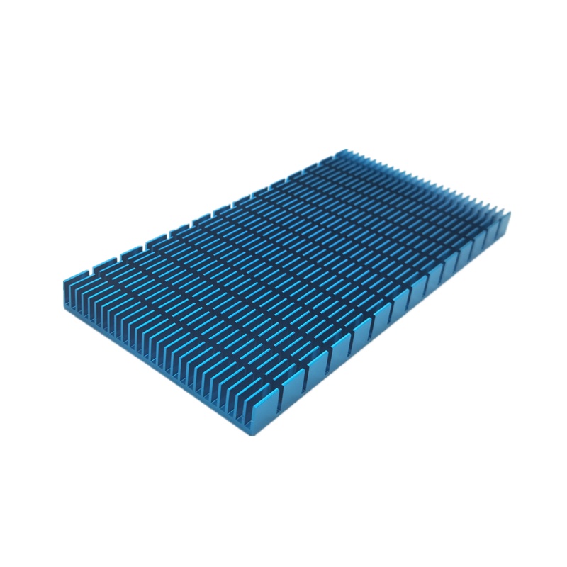 1 Khối Tản Nhiệt Bằng Nhôm Màu Xanh Bạc 150 * 74 * 10mm