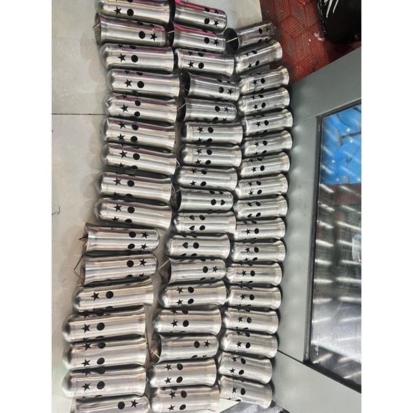 Tiêu pô giảm thanh , tiêu trong tổ ong đặt ruột  họng 50 51