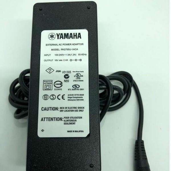 Adapter nguồn đàn Organ Yamaha PA3755U-1ACA 16V 2.4A