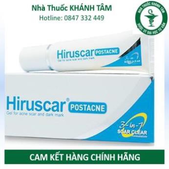 ! Gel làm mờ sẹo mụn và thâm mụn Hiruscar Post Acne [Hirusca, post acnes] ! !