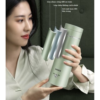 Bình đun nước siêu tốc mini du lịch 400ml HMS cao cấp