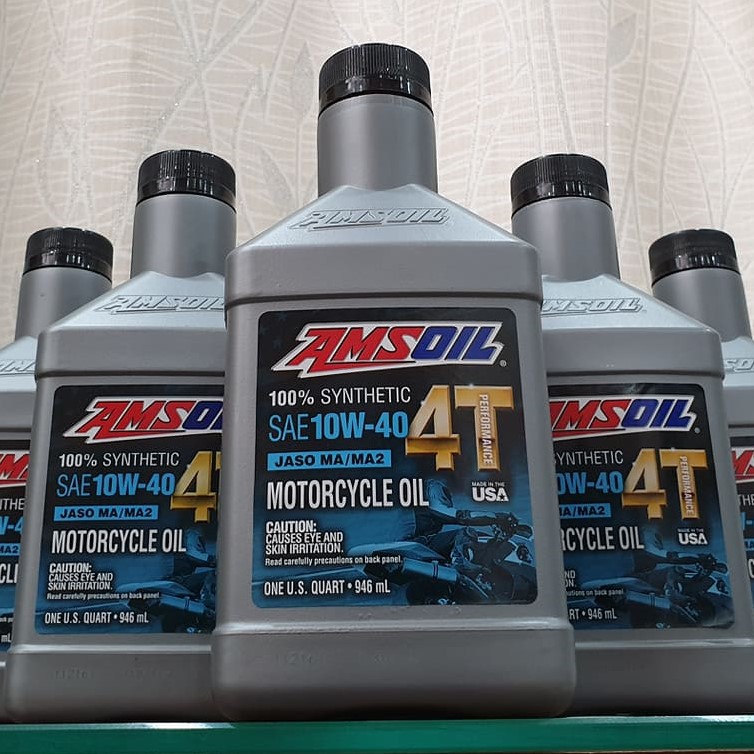 Nhớt Amsoil Performance 4T 10W-40 Made in USA 946ml