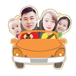 Chibi gia đình cực dễ thương trang trí sinh nhật