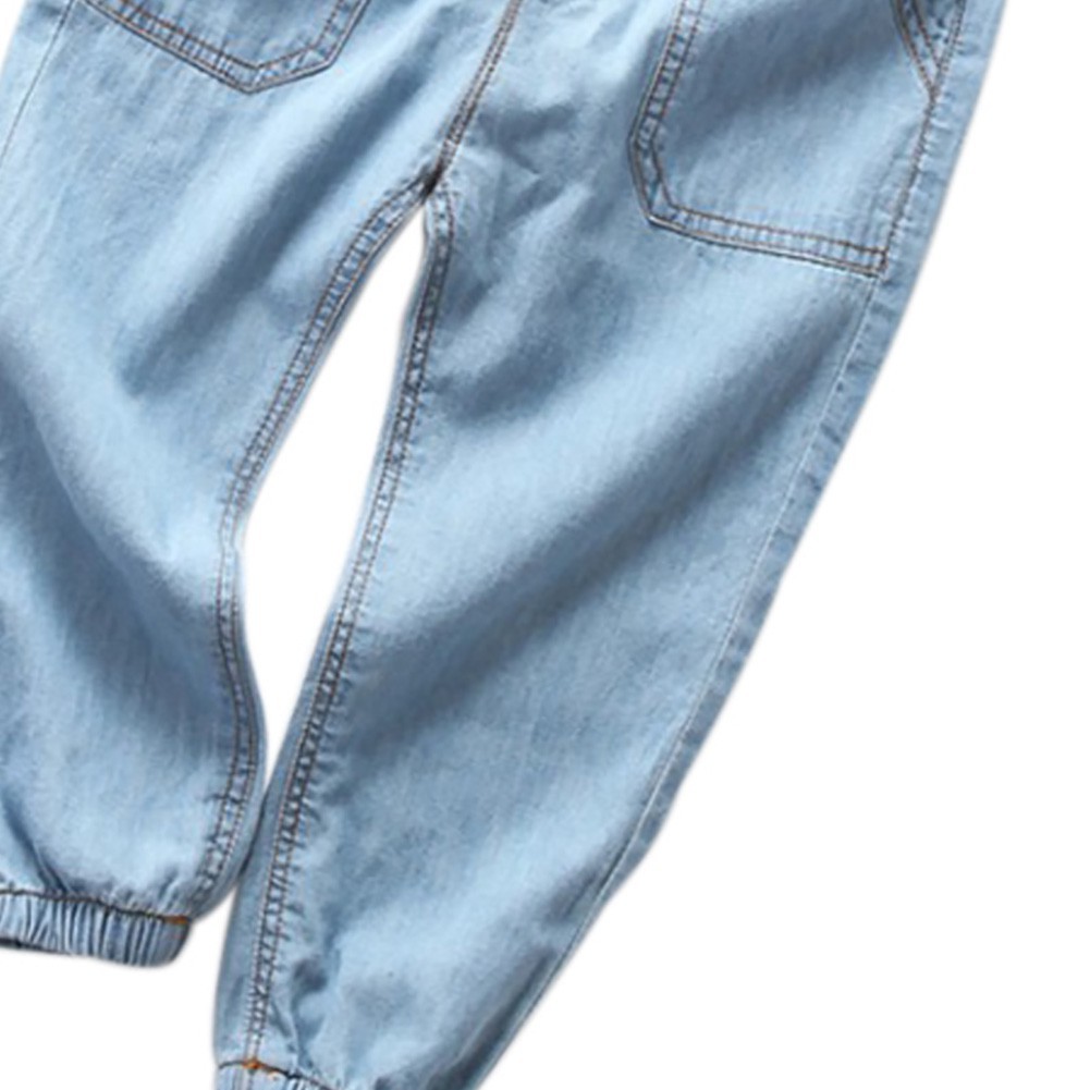 Quần jeans dài lưng thun thời trang cho bé