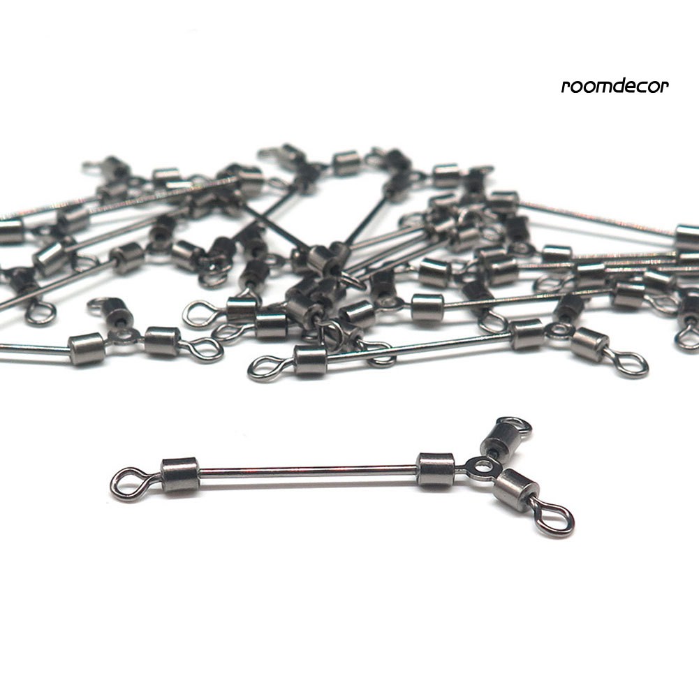 Bộ 10 khoen ma ní 3 đầu cho câu cá chất lượng