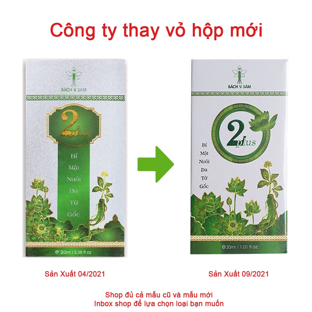 Bách Y Sâm 02 Plus Bạch Linh Bách Y Sâm 30ml Mẫu Mới Nhất Sản Xuất 1/2022(Miễn Phí Vận Chuyển)