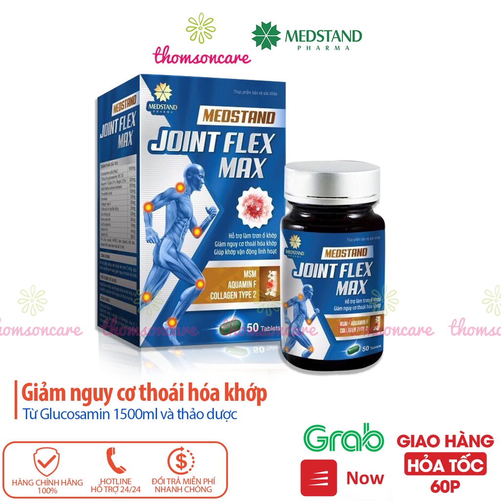 Chăm sóc cơ khớp, chấn thương Joint Flex Max dạng xịt và Viên uống, giảm bong gân khi chơi thể thao