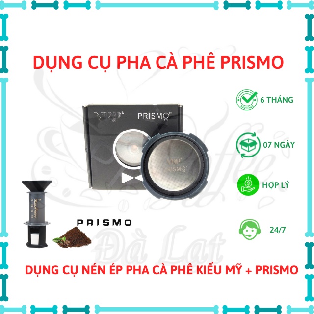 Fellow Prismo YRP Phụ Kiện Pha Cà Phê Phương Pháp Nén Ép Kiểu Mỹ Aeropress Đà Lạt Coffe lõi lọc bằng
