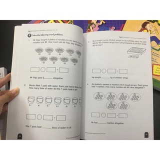 [Freeship]Bộ đẹp 3c - Grade 3 - Complete maths, Step by step math, Challenging 4 in 1 maths