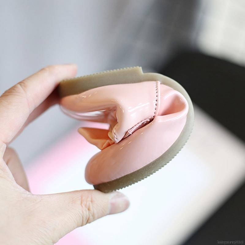 Giày Búp Bê Da Đế Cao Su Chống Trượt Thời Trang Cho Bé Gái