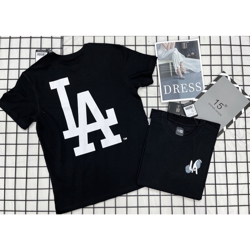 ÁO THUN CỔ TRÒN NEW ERA TRẮNG LA PAISLEY - ÁO TSHIRT FULL TAG - UNISEX NAM NỮ - HÀNG NHẬP KHẨU