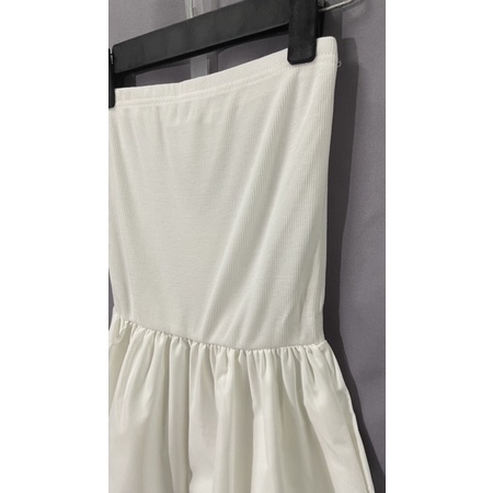 JUMPSUIT NGẮN MÀU TRẮNG KHÔNG TAY MÙA HÈ