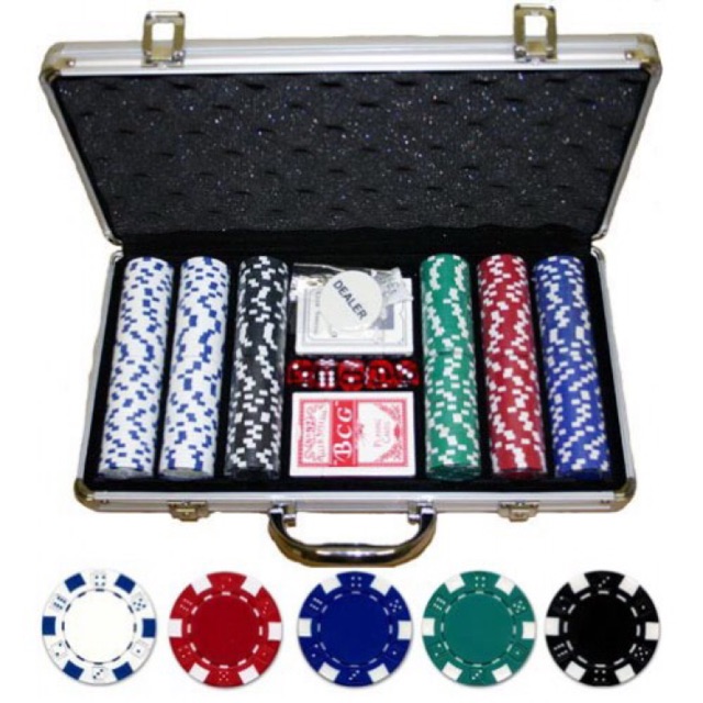 Phỉnh poker 300 chip loại không số hàng nhập khẩu