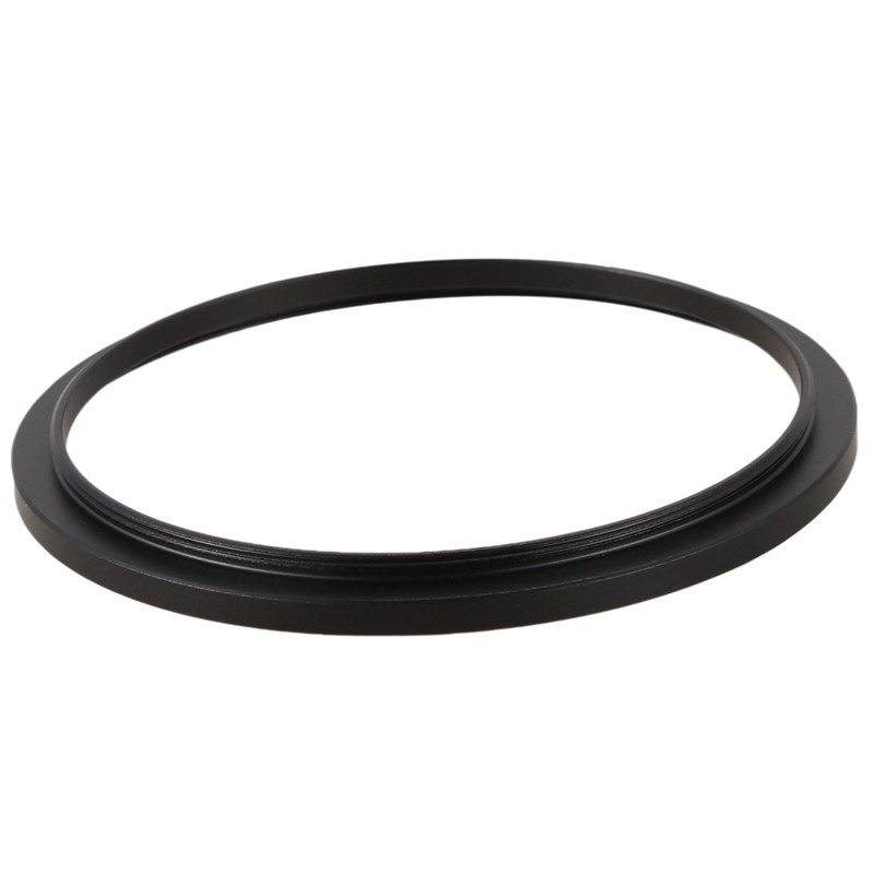  72mm-77mm Camera Lens Step Up Filter Black Metal Adapter Ring
