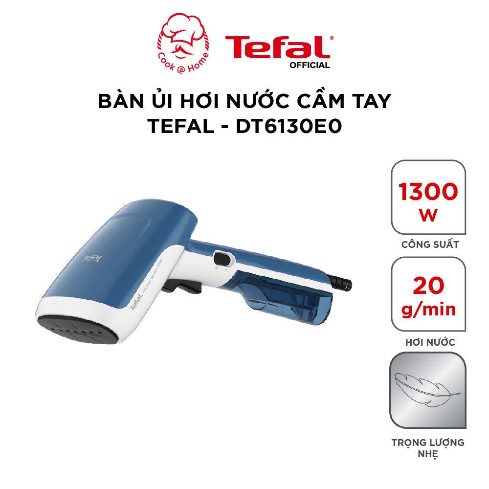 Bàn ủi hơi nước cầm tay Tefal DT6130E0 - 1300W