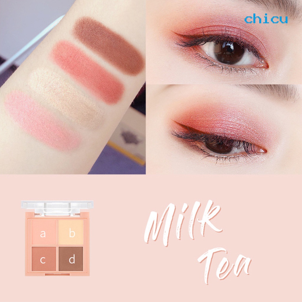 (Hàng Mới Về) Bảng Phấn Mắt 6g Lâu Trôi Không Nhòe 4 Màu Sắc Kết Hợp