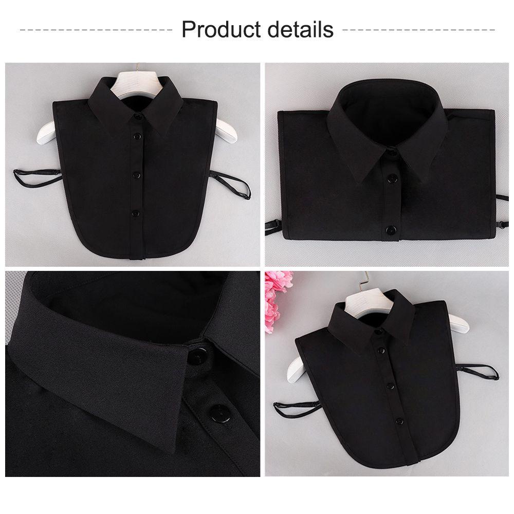 Cổ Áo Sơ Mi Giả Vải Chiffon Cho Nam Và Nữ