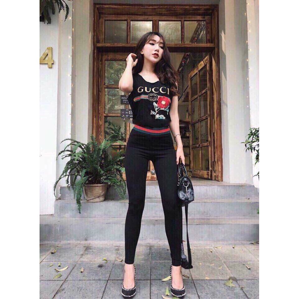 Quần legging cạp viền Trẻ Trung Cá tính