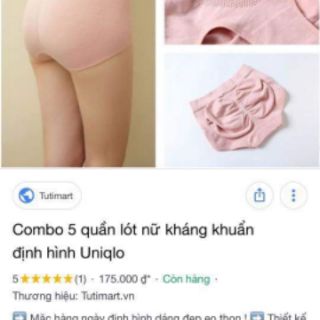 Combo 10 quần lót kháng khuẩn nâng mông
