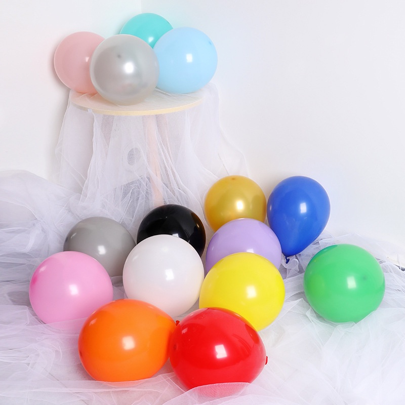100 quả bóng bay trang trí sinh nhật ,phụ kiện tiệc cưới, set up cửa hàng ,bóng bay size 10 inch