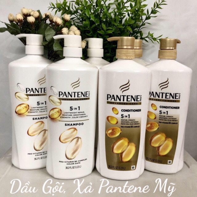 ❤️ Sale [Date 8/2023] Hàng Mỹ, Dầu gội, Dầu xả Pantene Pro V Advanced Care 1.13 lít (Mẫu mới nhất)