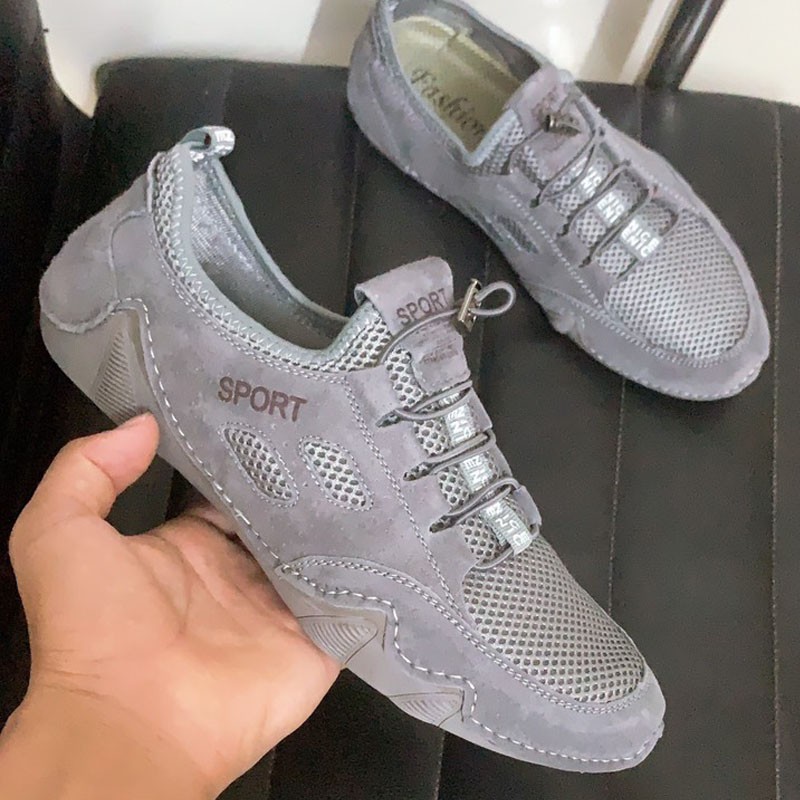 Giày Thể Thao Nam Da Lộn Sport Cao Cấp Đẹp Mê Li