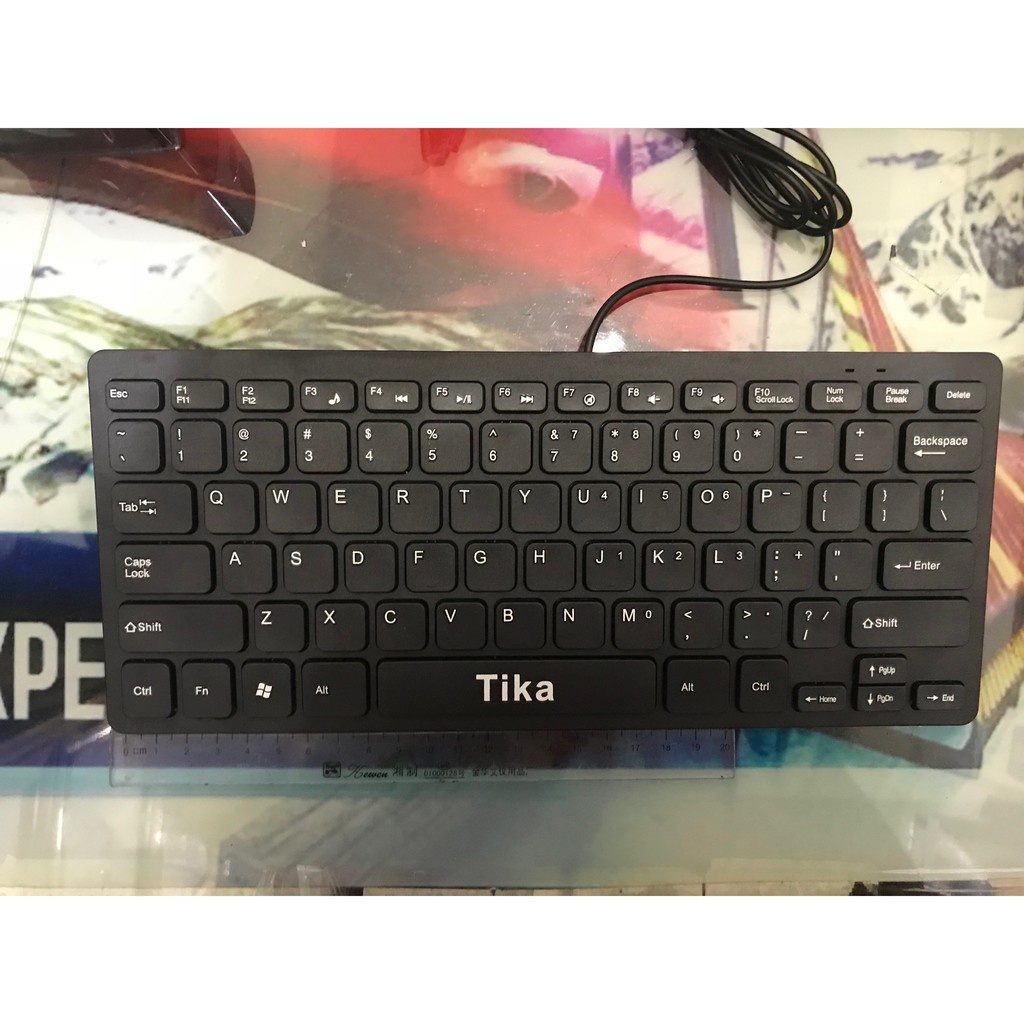 Bàn Phím Mini Có Dây USB TiKa K1000 chính hãng - Bảo Hành 12 Tháng