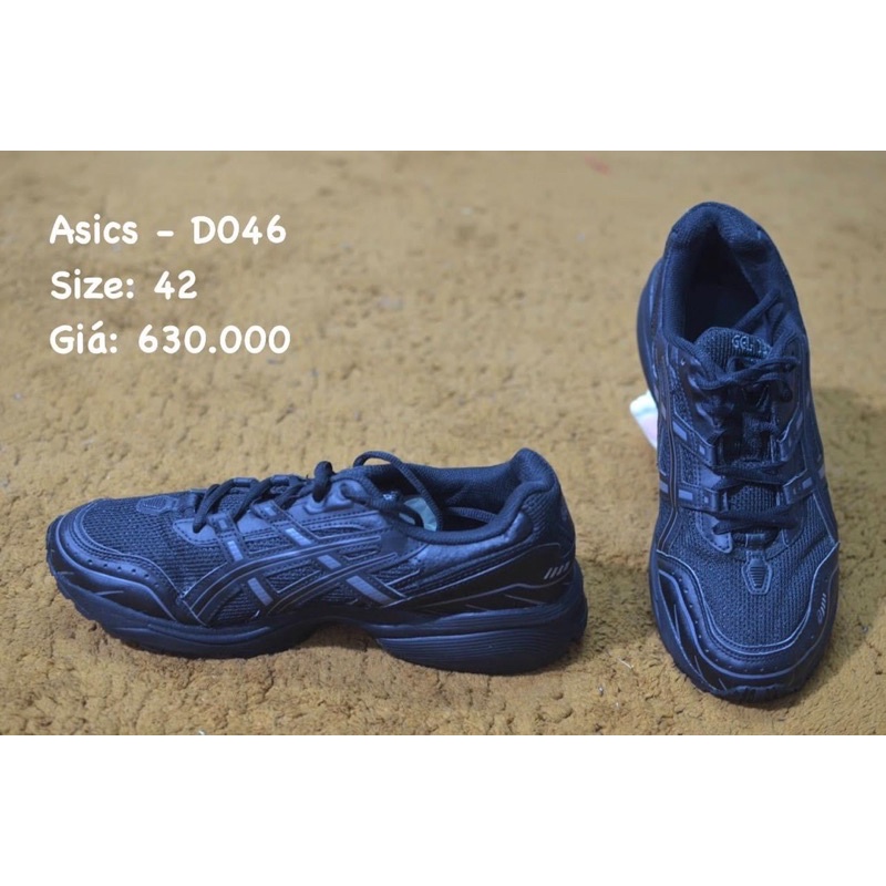 Giày thể thao Nam hãng Asics hàng 2hand VIP chính hãng đi êm chân rất mới size 42