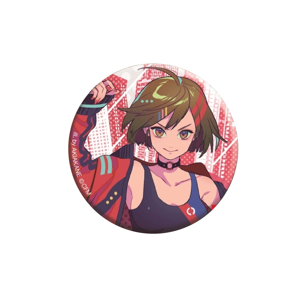 Huy hiệu cài áo IN HÌNH VOCALOID ver THÀNH PHỐ ẢO Miku Rin Len Kaito Luka Meiko anime chibi dễ thương xinh xắn