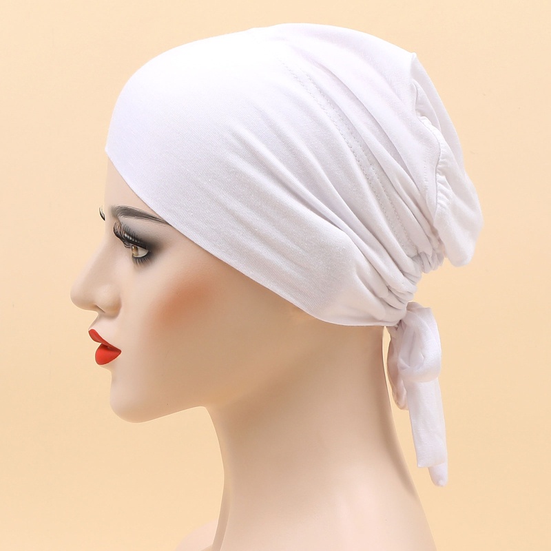 Mũ Trùm Đầu Co Giãn Màu Trơn Phong Cách Hồi Giáo Cho Ngày Valentine