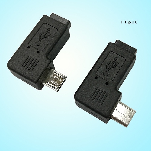 Cặp đầu chuyển đổi Micro USB 90 độ sang đầu cái