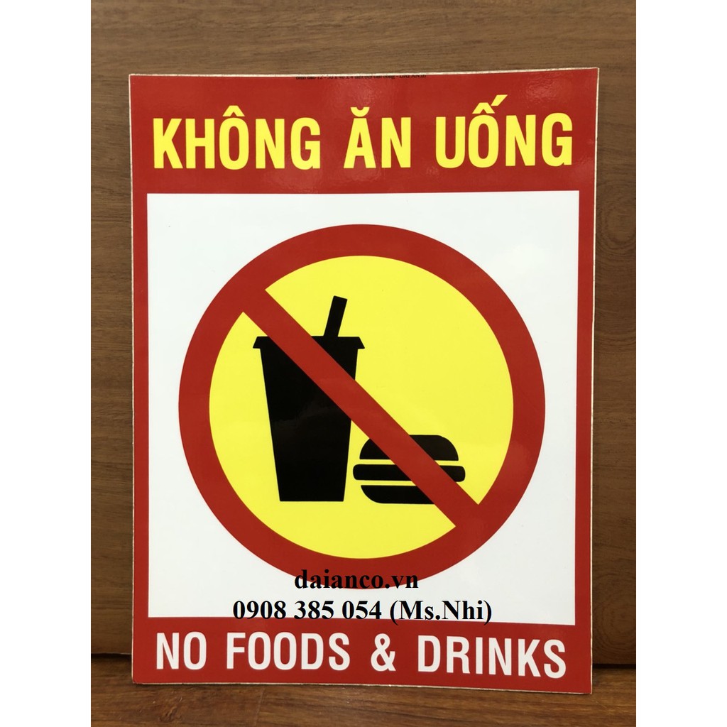 [HCM] KHUYẾN MÃI Bảng cảnh báo cấm nội dung như hình- KT 30x40cm- Chất liệu fomex tiện lợi- Hàng sẵn