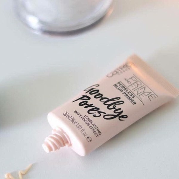[TUÝP HỒNG] Kem lót kềm dầu, dưỡng trắng và nâng tone da Catrice Prime and Fine Goodbye Pores 30ml | BigBuy360 - bigbuy360.vn