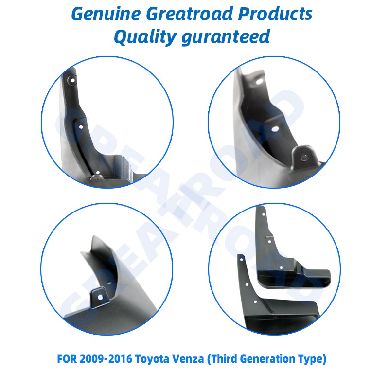Tấm Chắn Bùn Chuyên Dụng Cho Toyota Venza Mudflaps 2009-2016 2010 2012 2013 2015