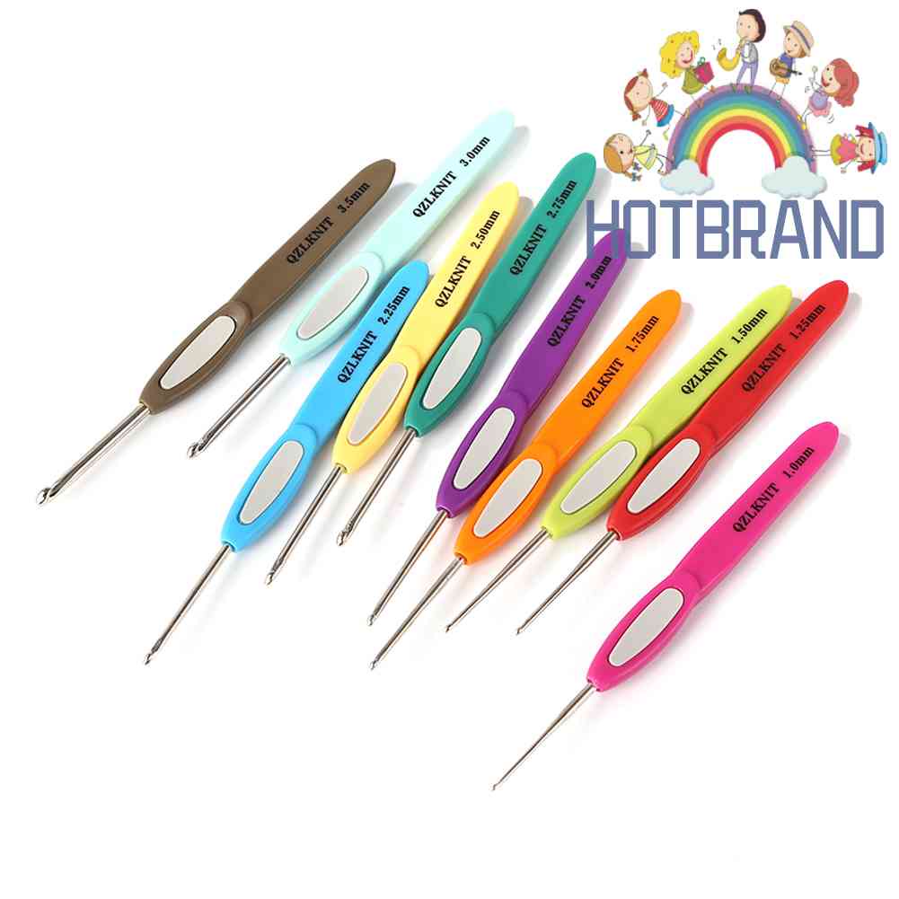 Bộ 10 Kim Móc Len 1.0mm-3.5mm