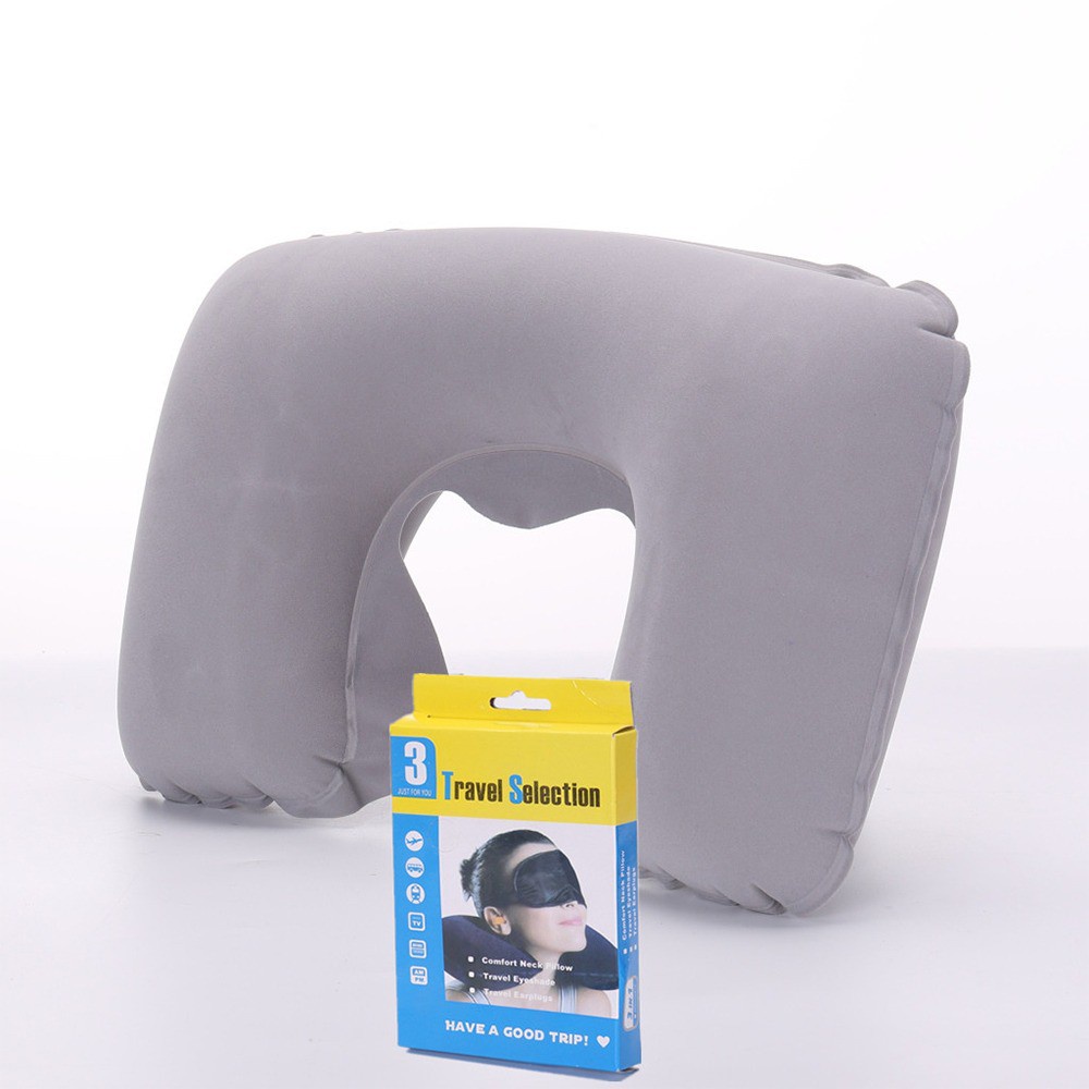 Gối Hơi Du Lịch Có Hộp Cao Cấp - Quà Tặng Nhân Viên - Khách Hàng