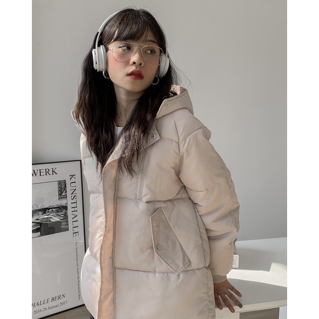 ÁO PHAO CÓ MŨ OVERSIZE CHUBBIE chất liệu dày dặn, ấm áp - CHUBBIE WINTER Jacket | BigBuy360 - bigbuy360.vn