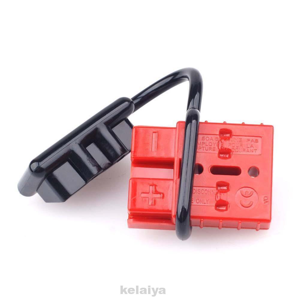 2pcs Pair Plug Connecting Charging Battery Trailer Durable Accessory 50A 600V Quick Connector Kit
